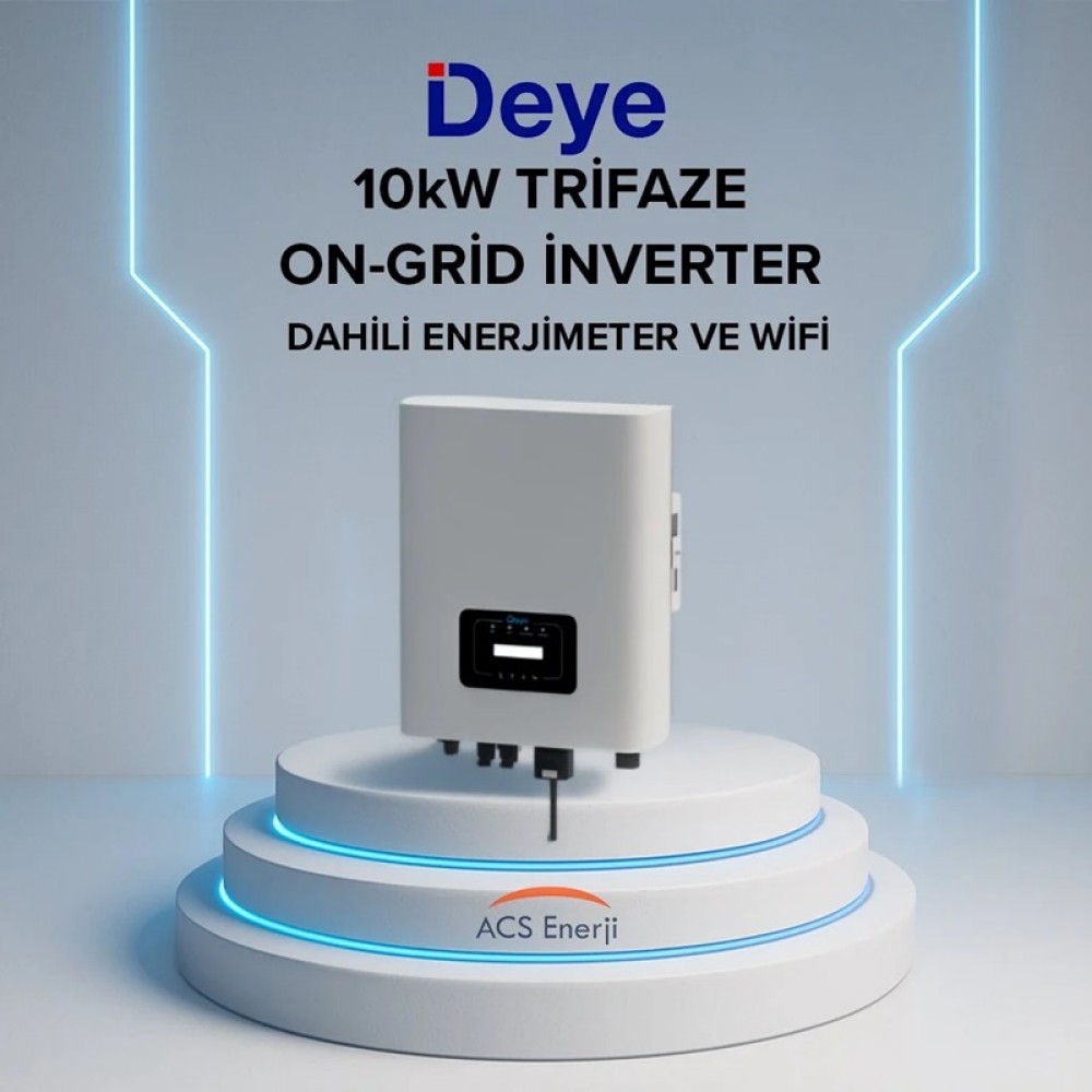 10 Kw On-Grid Trifaze İnverter Deye